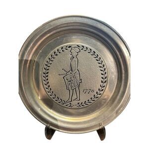 Vintage Wilton Armetale 1776 Drummer Boy Plate